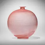 Barovier and Toso, Lattimo Filigrana vase