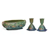Baneda console set by Roseville Pottery, sold Jun 2021