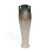 Eocean earthenware vase with wisteria decoration by Mae Timberlake for Weller Pottery, sold Jun 2021