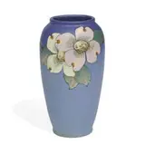 Ruth Axline for Weller Pottery, Hudson vase decorated with dogwood
