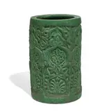 William Day Gates for Teco Pottery, earthenware molded vase