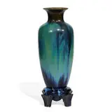 Fulper Pottery, shape number 49, vase with pedestal