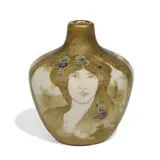 vase, shape number 478 by Stellmacher Nikolaus Kannhäuser for Riessner & Kessel, Bohemia, sold Jun 2021