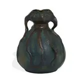 two-sided octopus vase by Stellmacher Eduard Stellmacher for Riessner & Kessel Amphora, sold Jun 2021