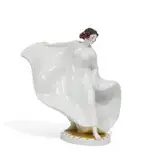 hard paste porcelain figure of Loie Fuller by Meissen, Germany, sold Jun 2021