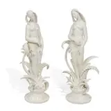 Die Frucht Art Deco porcelain nude figures, pair by Gustav Oppel for Schwarzburger Werkstätten für Porzellankunst, sold Jun 2021