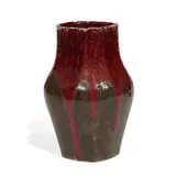 Albert Dammouse, vase of squared shoulder form