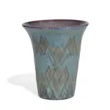 porcelain Yellow Tinted glaze vase by Sara Sax for Rookwood Pottery, sold Jun 2021