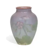 Double Vellum glaze vase by Kataro Shirayamadani for Rookwood Pottery, sold Jun 2021