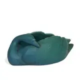 earthenware swan dish by Rookwood Pottery, sold Jun 2021