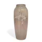 earthenware Vellum glaze vase with seven flamingos by Edward T. Hurley for Rookwood Pottery, sold Jun 2021