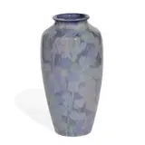 porcelain vase with colorful clematis decoration by Kataro Shirayamadani for Rookwood Pottery, sold Jun 2021