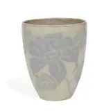 Jens Jensen for Rookwood Pottery, porcelain vase with stylized wild rose decoration