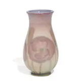 porcelain vase with poppy and wheat decoration by Kataro Shirayamadani for Rookwood Pottery, sold Jun 2021