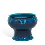 porcelain lamp vase with fleur-de-lis decoration by Katherine van Horne for Rookwood Pottery, sold Jun 2021