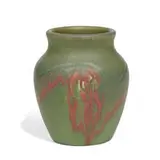 Anna Marie Valentien for Rookwood Pottery, Z-Line earthenware Painted Mat glaze vase