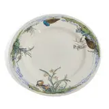 Arthur Conant for Rookwood Pottery, porcelain plate decorated with a wetland scenic landscape