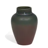Arts & Crafts earthenware Painted Mat glaze vase by Charles Stewart for Rookwood Pottery, sold Jun 2021