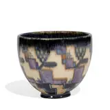 Lorinda Epply for Rookwood Pottery, fine Art Deco porcelain vase with stylized geometric patterns