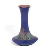 Arthur Conant for Rookwood Pottery, porcelain scenic vase with fantasy cherry trees