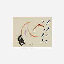 Man Ray, Untitled, c. 1971, watercolor on paper