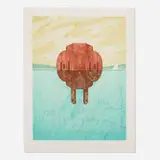 Claes Oldenburg, Floating Three-Way Plug, 1976, lithograph on paper