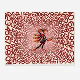 Pedro Friedeberg, La Cazadora de Logaritmos, 1967, gouache and ink on artist board