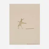 Robert Rauschenberg, Cunningham Relief (from Merce Cunningham portfolio), 1974, embossed etching on paper