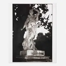 Statue at Schönbrunn, Vienna by David Armstrong, 1992, gelatin silver print, sold Jan 2019