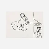 Nicole Eisenman, Untitled, 1996, ink on paper