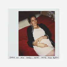 Geno on my Sofa, NYC by Nan Goldin, 1994, Polaroid, sold Jan 2019
