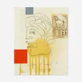 Donald Baechler, Untitled (no. 3), 1998, mixed media on canvas board