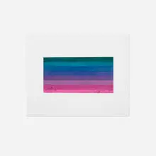 Untitled by Ay-O, 1961, screenprint on paper, sold Jan 2019
