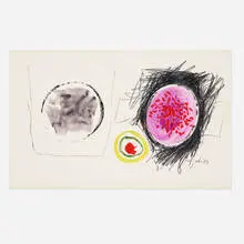 James Hiroshi Suzuki, Untitled, 1963, mixed media on paper