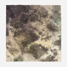 No. 20 by Yoshito Takahashi, 1985, ink on handmade paper mounted to canvas, sold Jan 2019