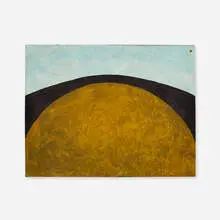 Mac Wells, Moonrise #2, 1964, oil on panel
