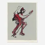 David Siqueiros, Untitled, c. 1950, lithograph on paper
