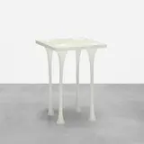 Grillo Demo, occasional table, c. 2002, cast and enameled aluminum, enameled steel, ceramic, glass tiles