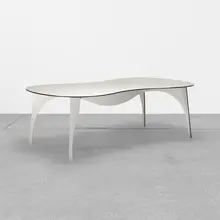 No Waste table by Ron Arad, 2004, honeycomb aluminum, sold Oct 2018