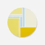 Ilya Bolotowsky, Golden Tondo, 1978, acrylic on canvas