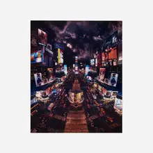 Tom Leighton, Aerial View of Times Square, 2008, Diasec-mounted chromogenic print on aluminum