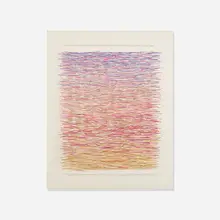 Irving Harper, Untitled, c. 1960, string, nails, paper