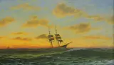 Frederick William Meyer, Untitled, oil on canvas 34 x 60cm