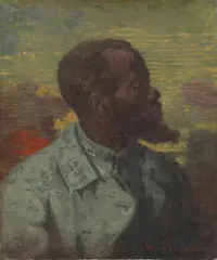 Honoré Cavaroc, Untitled, oil on canvas 56 x 46cm