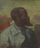 Honoré Cavaroc, Untitled, oil on canvas 56 x 46cm