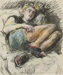 Duncan Grant, Untitled, pastel and charcoal on paper 45 x 38cm Provenance: Sotheby's London