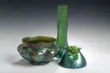 Loetz, An iridescent glass bowl,, An iridescent glass bowl,