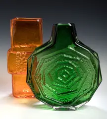 Geoffery Baxter, for Whitefriars, in green glass,