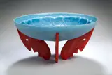 Keith Brocklehurst, A pate de verre glass bowl,, A pate de verre glass bowl,