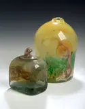 Sam Herman, A small glass vase,, A small glass vase,